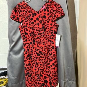 Betsy Johnson animal print dress. Great for summer work or party wear. Size 4